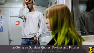 20 Being an Outsider Quotes, Sayings and Phrases