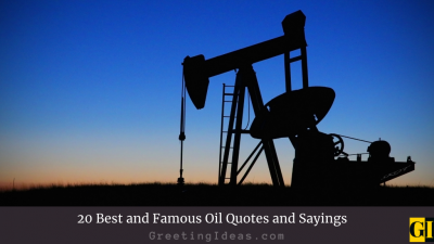 20 Best and Famous Oil Quotes and Sayings