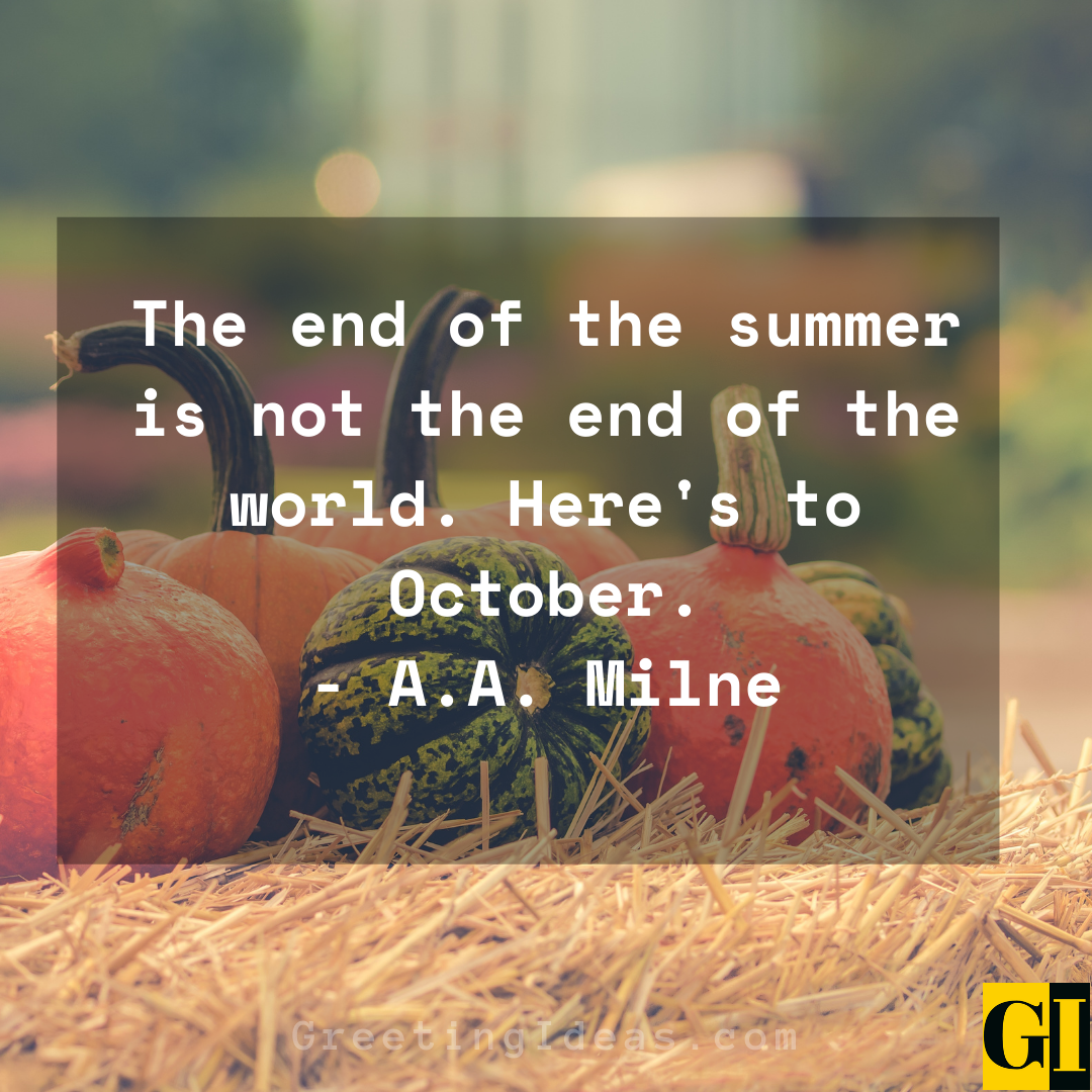 October Quotes Greeting Ideas 2