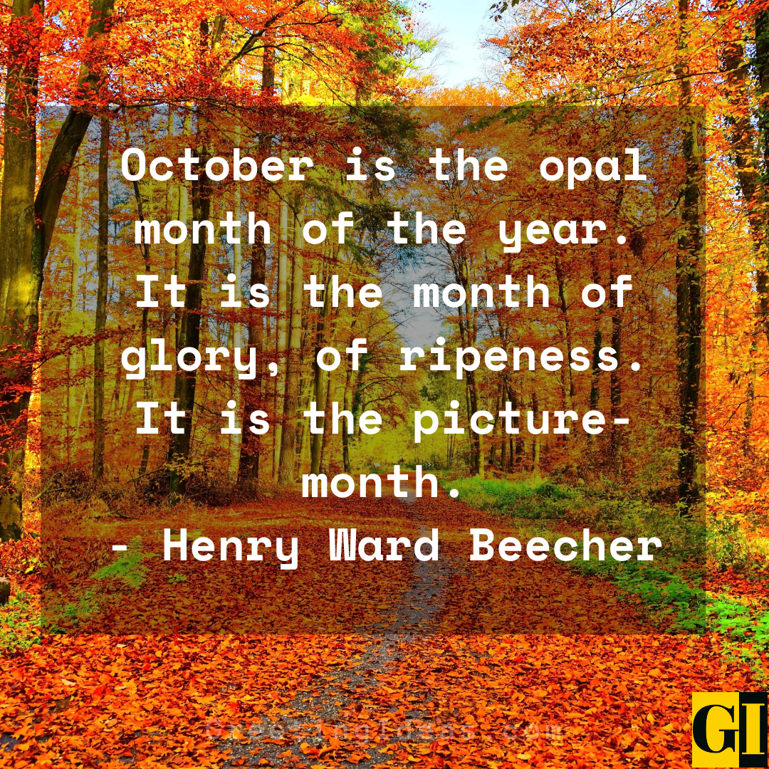 October Quotes Greeting Ideas 5