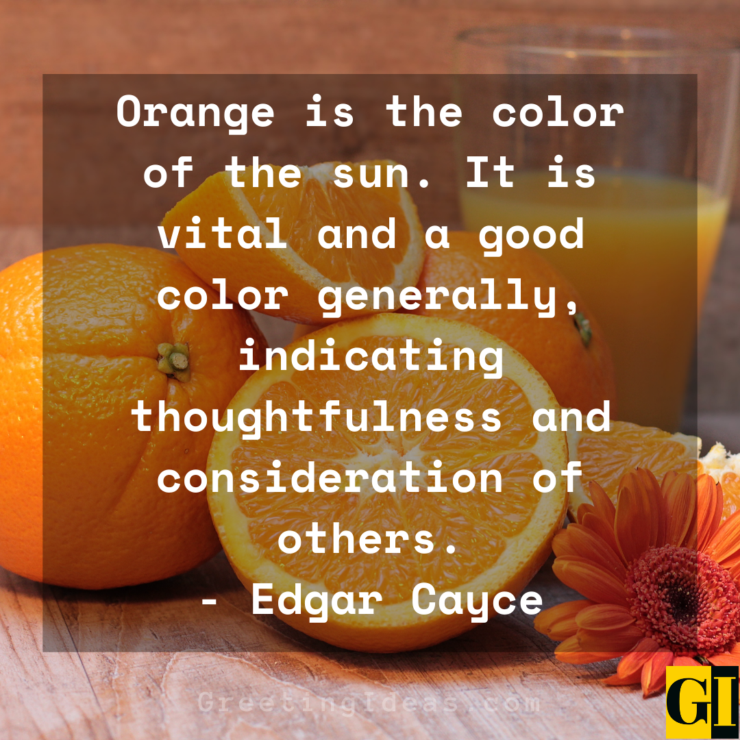 Orange Quotes Greeting Ideas 3