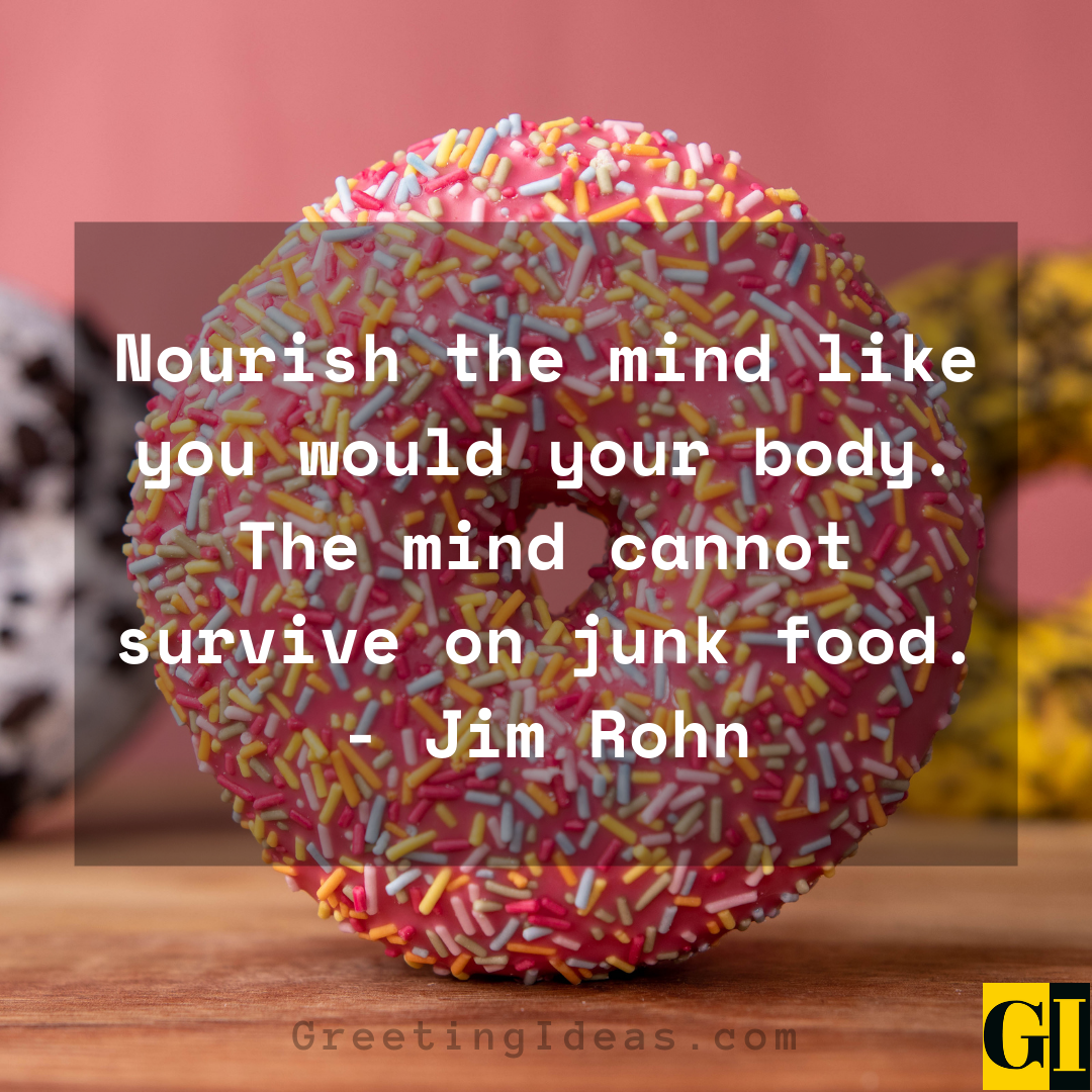Junk Food Quotes Greeting Ideas 2