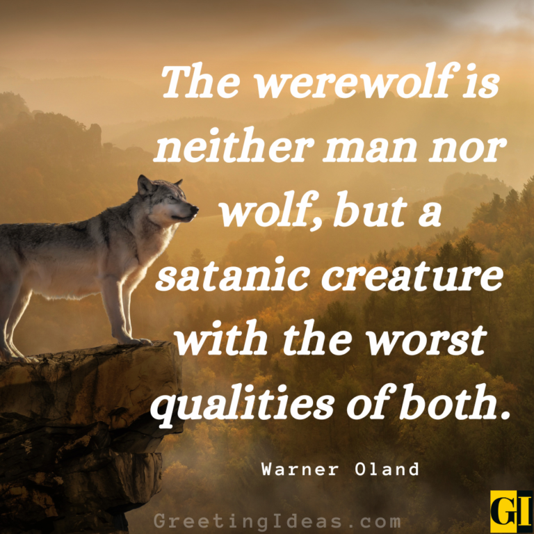 15 Best Werewolf Quotes, Sayings and Proverbs
