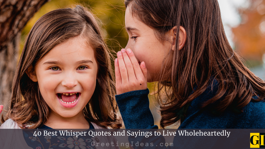 Whisper Quotes