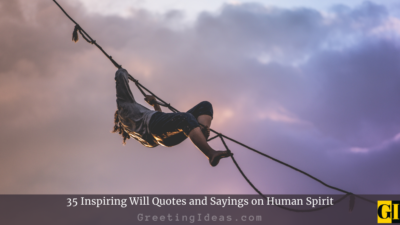 35 Inspiring Will Quotes and Sayings on Human Spirit