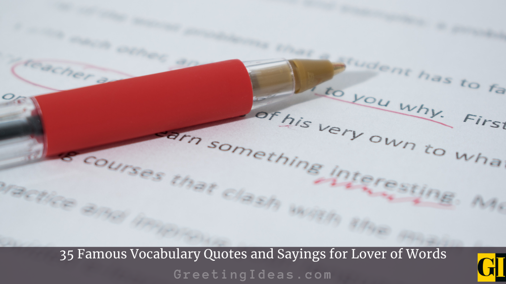 Vocabulary Quotes