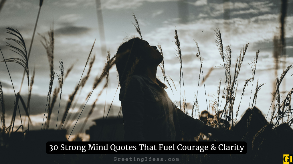 Woman silhouette in nature symbolizing resilience and inner strength – strong mind quotes featured image