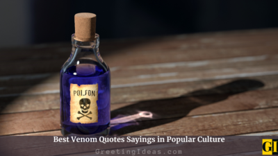 Best Venom Quotes Sayings in Popular Culture