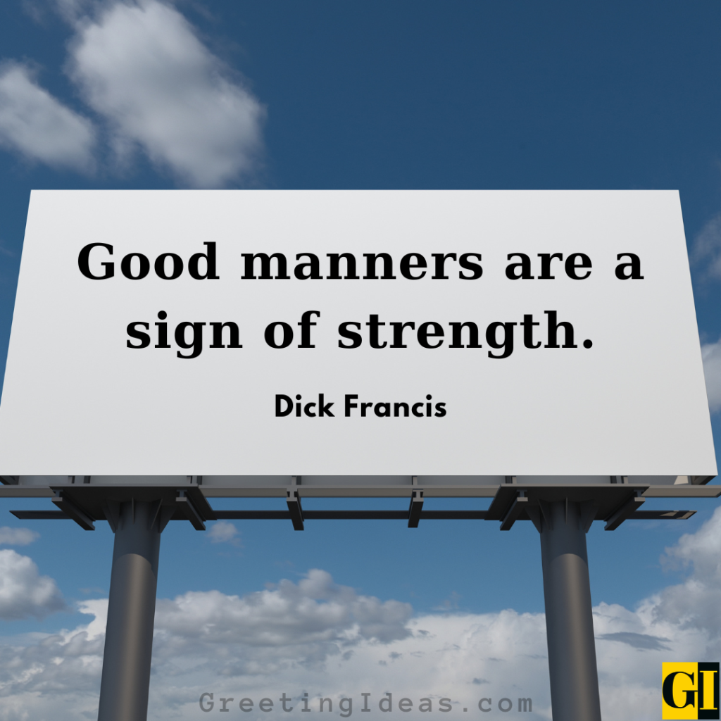 good manners quotes