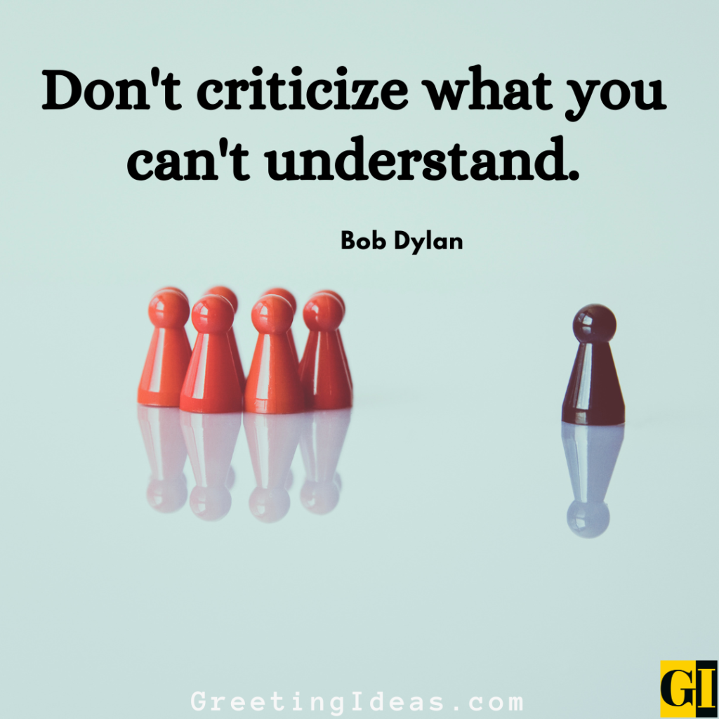 Criticize Quotes Sayings