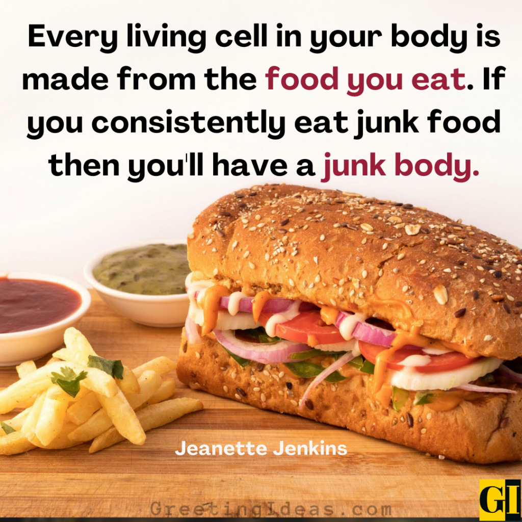 Junk Food Quotes Images Greeting Ideas 1
