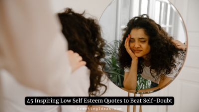 45 Inspiring Low Self Esteem Quotes to Beat Self-Doubt