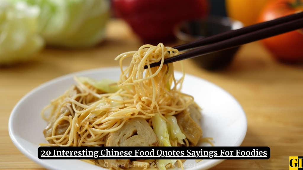 Chinese Food Quotes Images