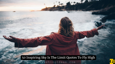 50 Inspiring Sky Is The Limit Quotes To Fly High