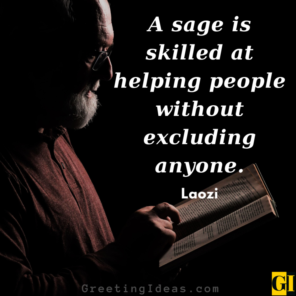 Timeless sage sayings for inner peace about compassion and inclusion with contemplative elder reading