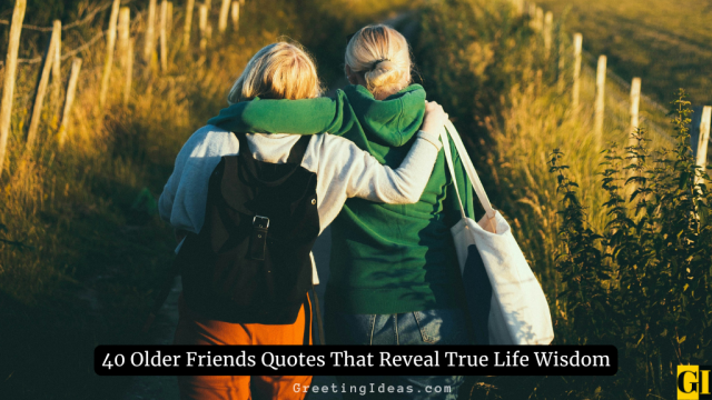 40 Older Friends Quotes That Reveal True Life Wisdom